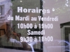 Horaires d'ouverture